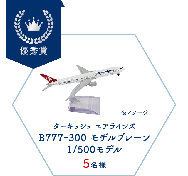 写真投稿でターキッシュエアラインズのモデルプレーンが当たる｜エアトリ